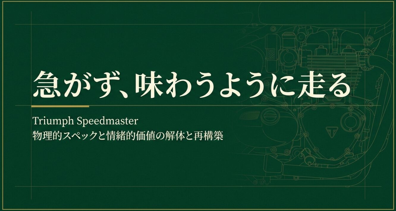 画像タイトル: 物理的スペックと情緒的価値の解体 代替テキスト: 競合比較や世代別選択など、物理的スペックと情緒的価値を解説する記事後半のタイトルスライド
