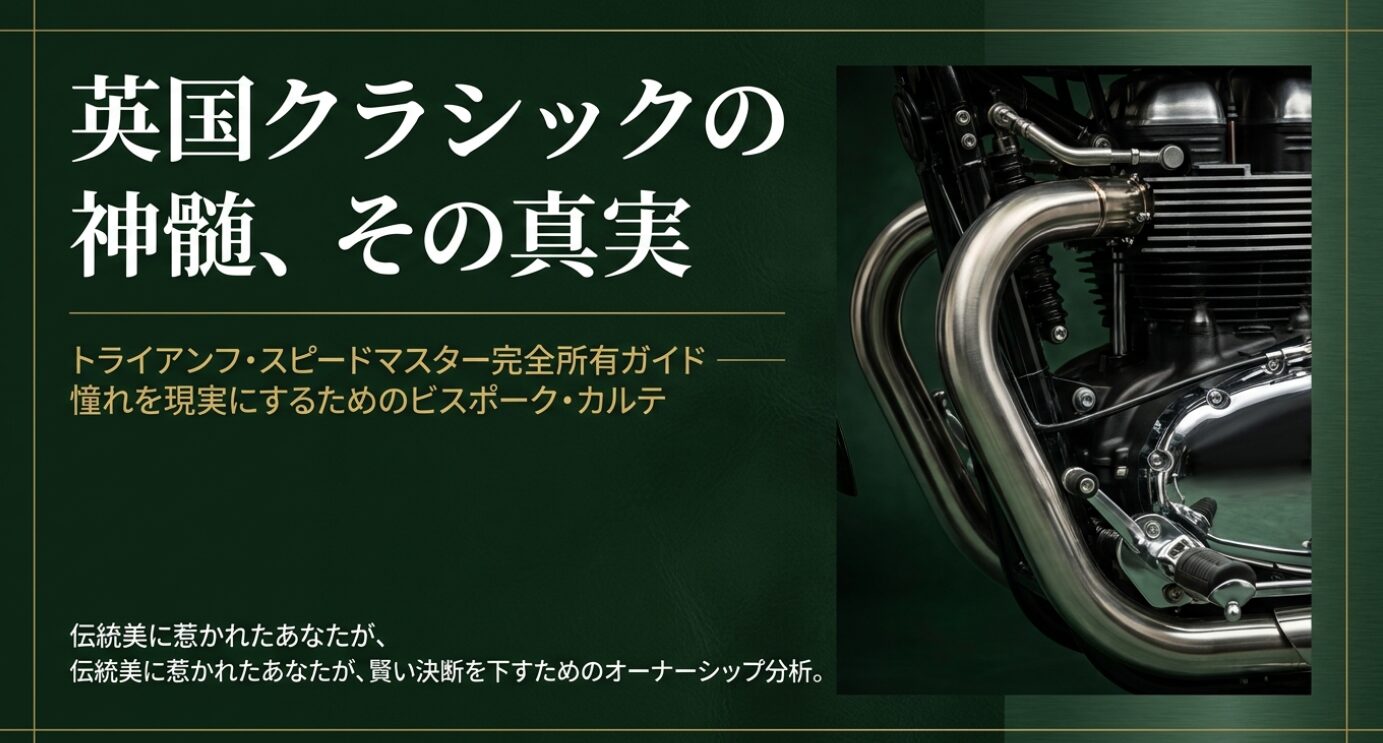 画像タイトル: 英国クラシックの神髄 完全所有ガイド 代替テキスト: 英国クラシックの神髄を解説する完全所有ガイドのタイトルスライド